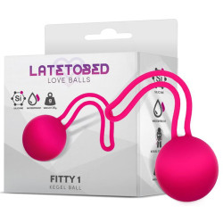 LATETOBED Boule de Kegel Fitty 1 Rose 3.4cm - Poids 35gr